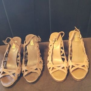 Nomi 1 Brown / 1 Tan heels